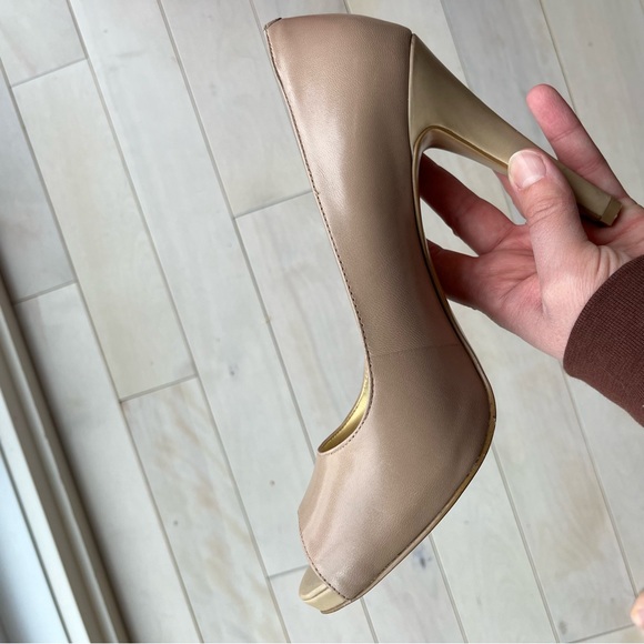 Nine West beige leather heels - Picture 12 of 14